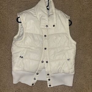 White Puffer Vest